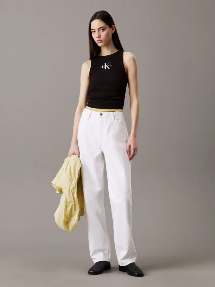 Γυναικείο Monologo Tank Top Μαύρο Calvin Klein J20J225301-BEH