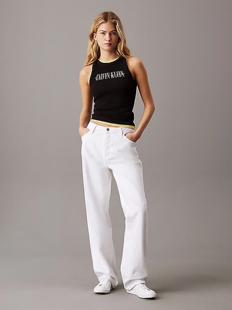 Γυναικείο Varsity Tank Top Μαύρο Calvin Klein J20J225520-BEH