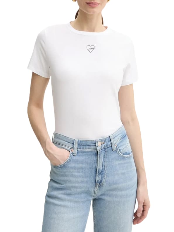 Γυναικείο C_Elogo 21 T-Shirt Λευκό Boss 50540260-101