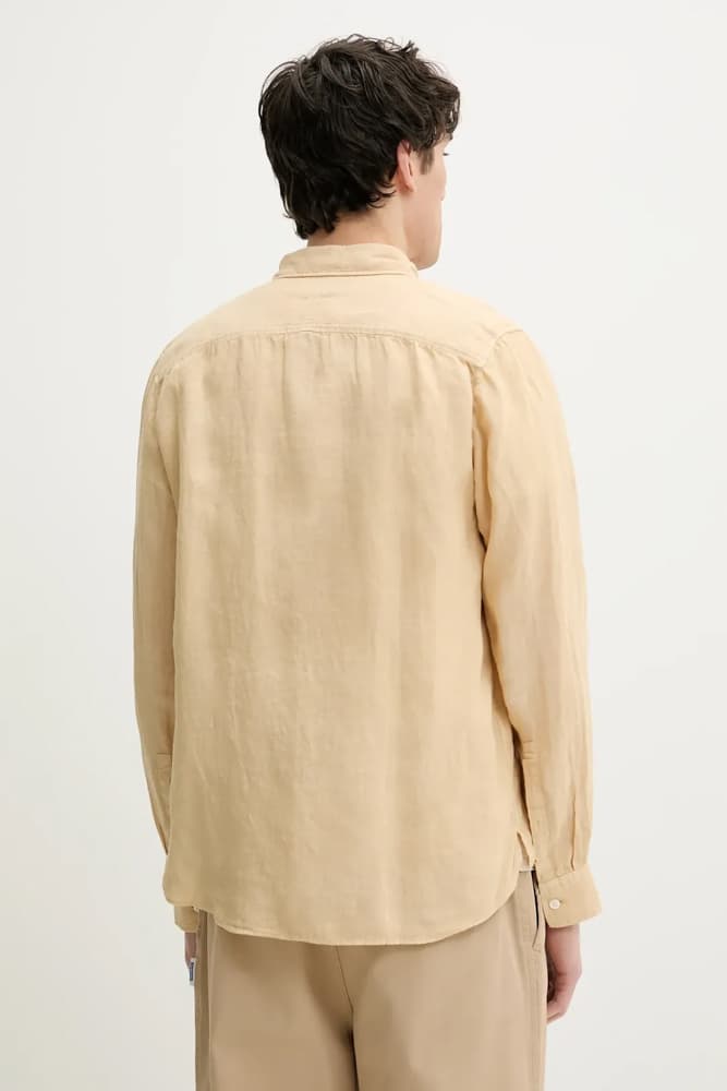 Ανδρικό Λινό Ermann Πουκάμισο Μπεζ Hugo 50514162-285