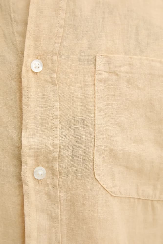 Ανδρικό Λινό Ermann Πουκάμισο Μπεζ Hugo 50514162-285