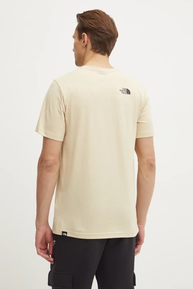 Ανδρικό S/S Simple Dome T-shirt Μπεζ The North Face NF0A87NG-3X41