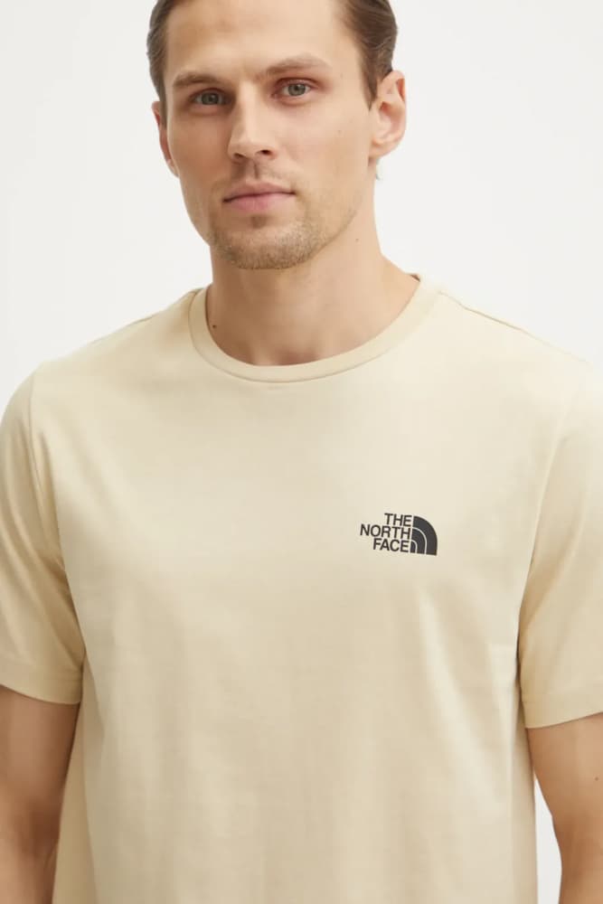 Ανδρικό S/S Simple Dome T-shirt Μπεζ The North Face NF0A87NG-3X41