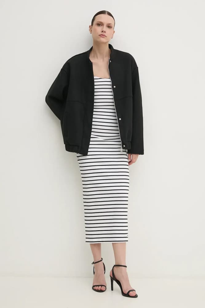 Γυναικείο Ριγέ Αμάνικο Φόρεμα Calvin Klein J20J225263-0K4