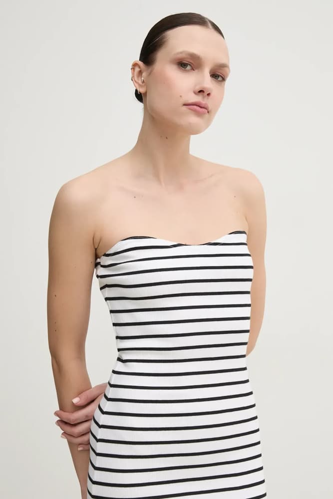 Γυναικείο Ριγέ Αμάνικο Φόρεμα Calvin Klein J20J225263-0K4