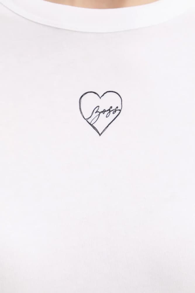 Γυναικείο C_Elogo 21 T-Shirt Λευκό Boss 50540260-101