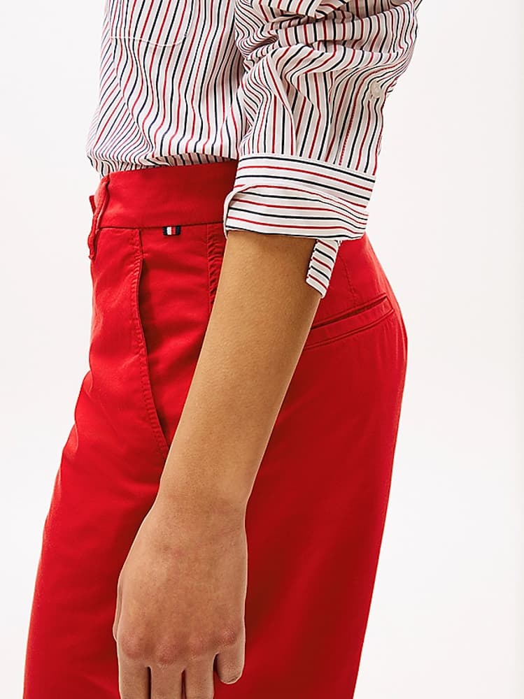 Γυναικείο Σορτς Κόκκινο Tommy Hilfiger WW0WW42457-XLD