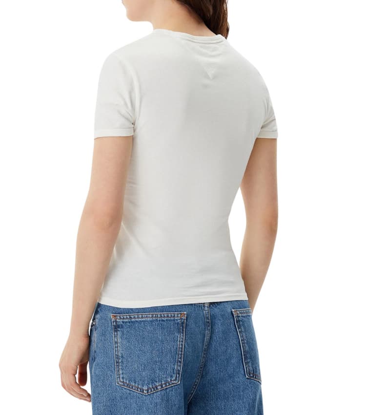 Γυναικείο Crest NYC T-shirt Εκρού Tommy Jeans DW0DW20323-YBH