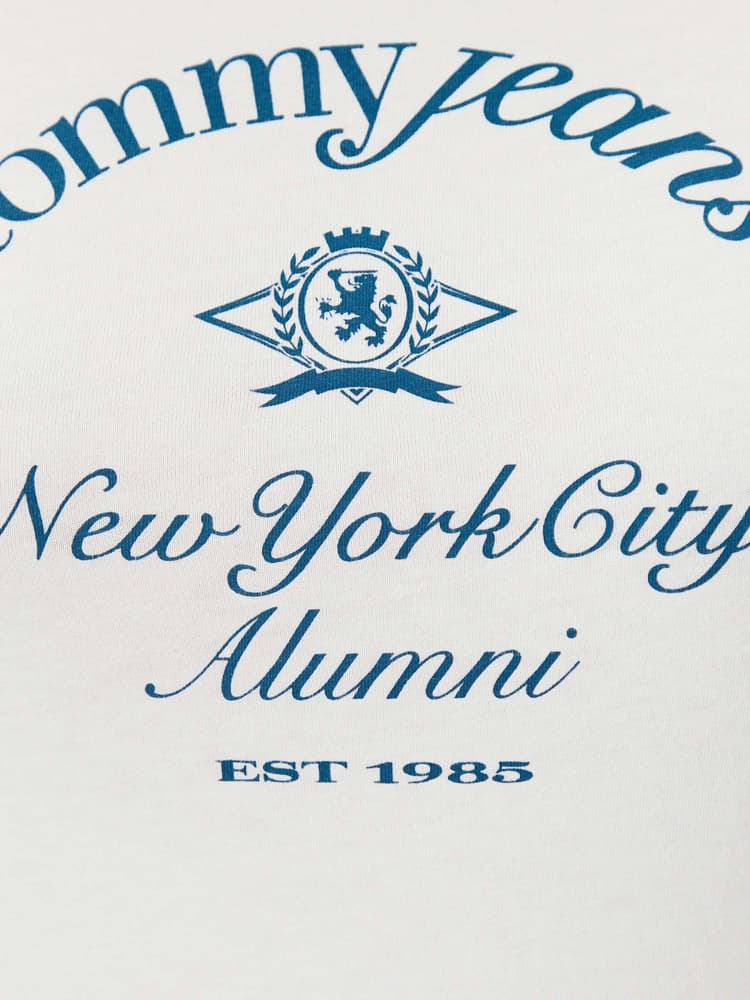 Γυναικείο Crest NYC T-shirt Εκρού Tommy Jeans DW0DW20323-YBH