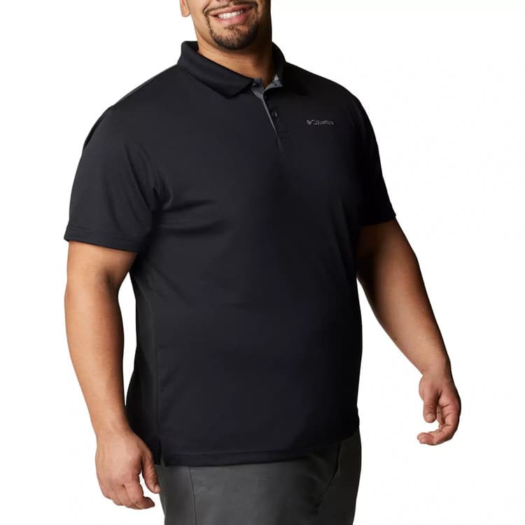 Ανδρικό Plus Size Utilizer Polo Μαύρο Columbia 1772053-010