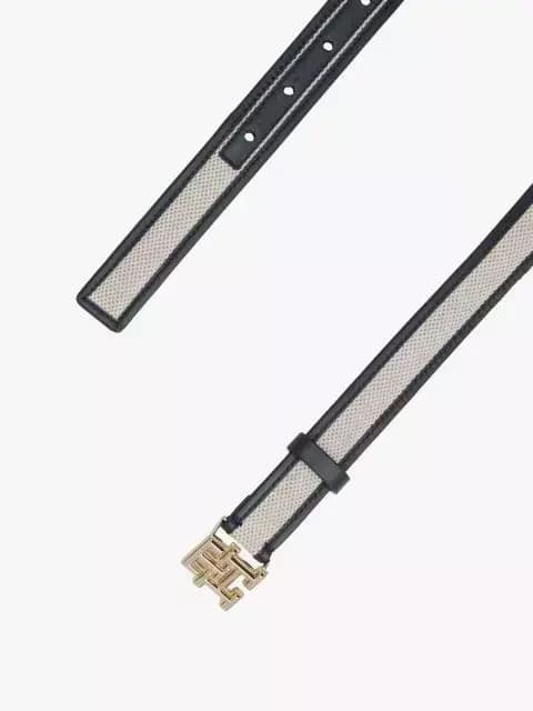 Γυναικεία Δερμάτινη TH Monogram Ζώνη Navy Μπλε Tommy Hilfiger AW0AW17249-DW6