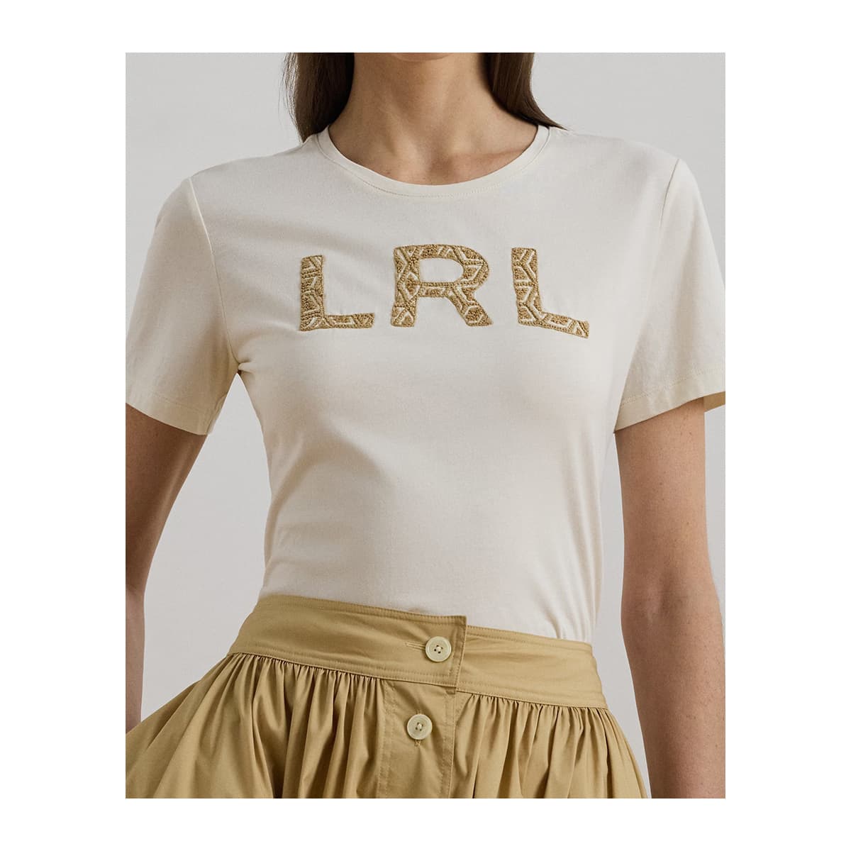 Γυναικείο Katlin T-shirt Εκρού Ralph Lauren 200963950001-101