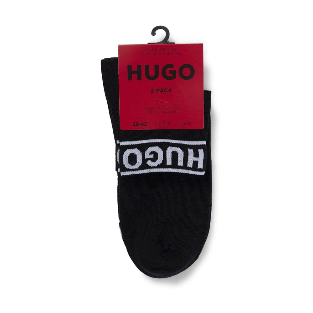 Γυναικείο Σετ Κάλτσες 2 Τεμαχίων Μαύρες Hugo 50469291-001