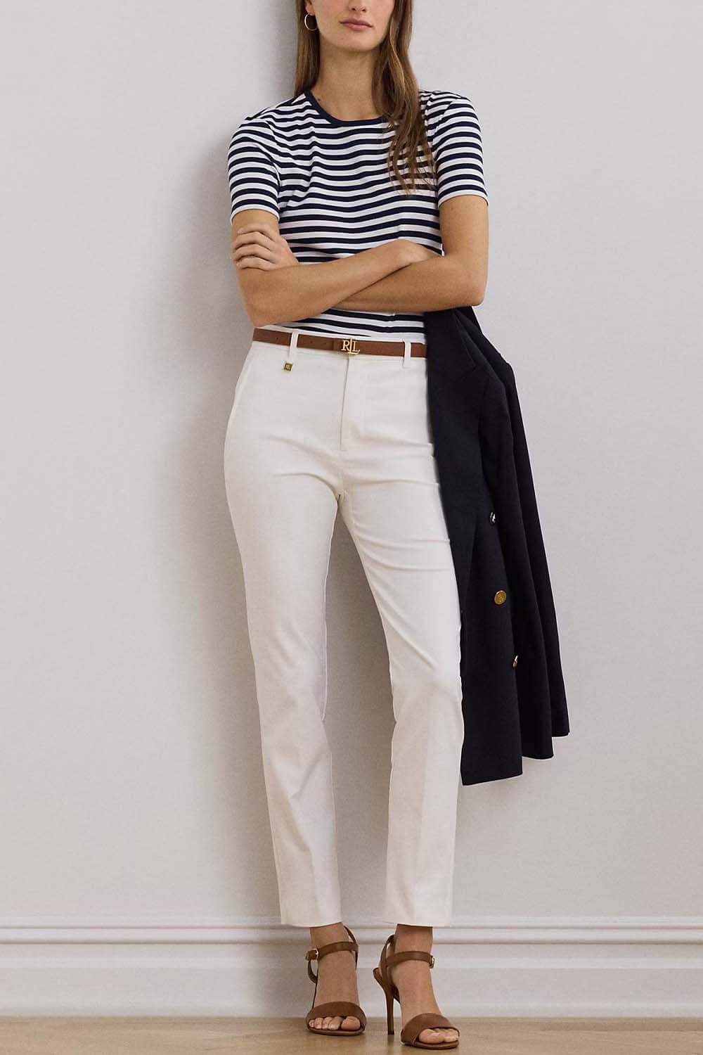 Γυναικείο Lakythia Παντελόνι Λευκό Ralph Lauren 200811955005-100