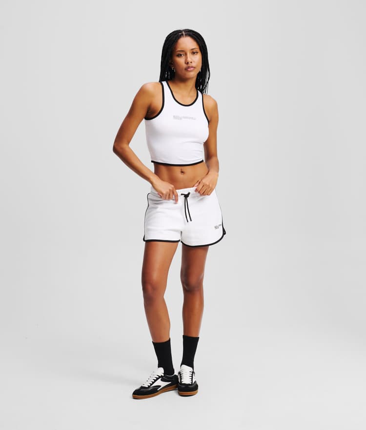 Γυναικείο Σορτς Λευκό Karl Lagerfeld Jeans A2W10095-100 WHITE