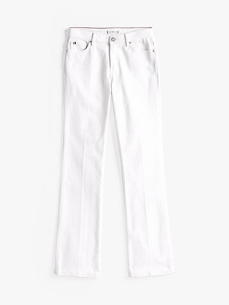 Γυναικείο Bootcut Τζιν Λευκό Tommy Hilfiger WW0WW44362-YCF