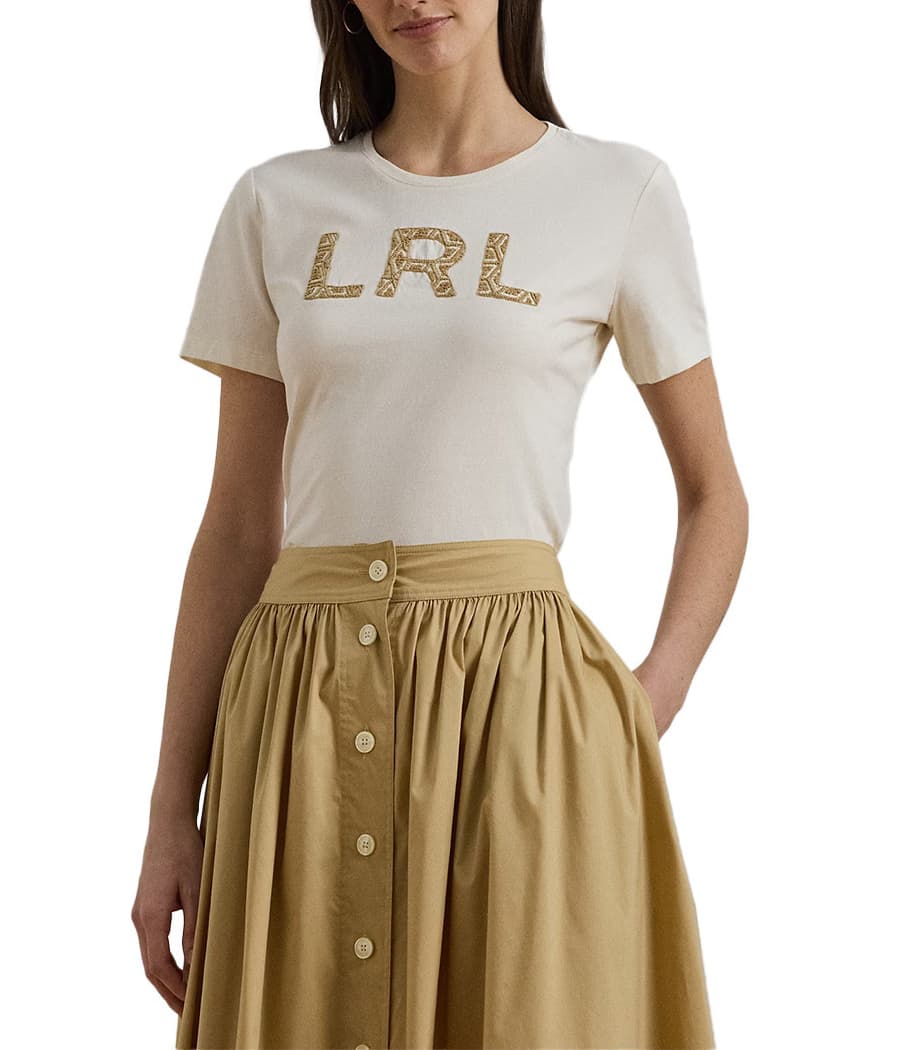 Γυναικείο Katlin T-shirt Εκρού Ralph Lauren 200963950001-101