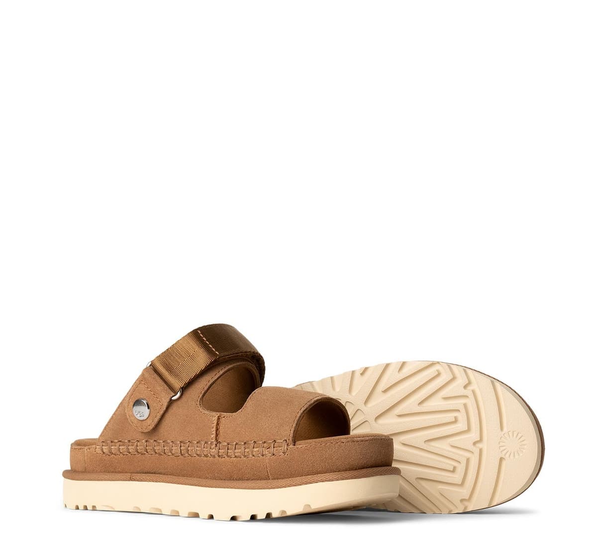 Γυναικεία Goldenstar Glide Σανδάλια Καφέ UGG 1167399-CHE