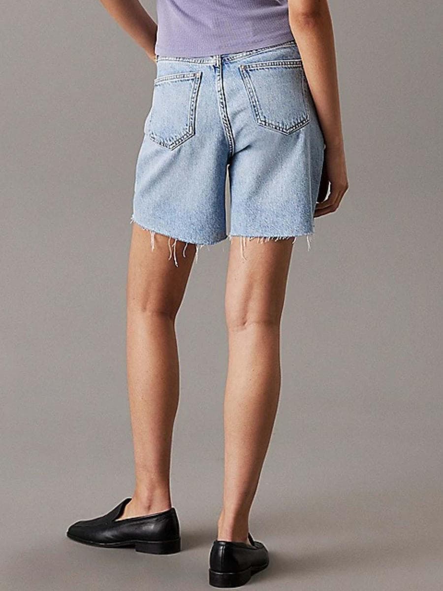Γυναικεία Τζιν Βερμούδα Μπλε Calvin Klein J20J225155-1AA