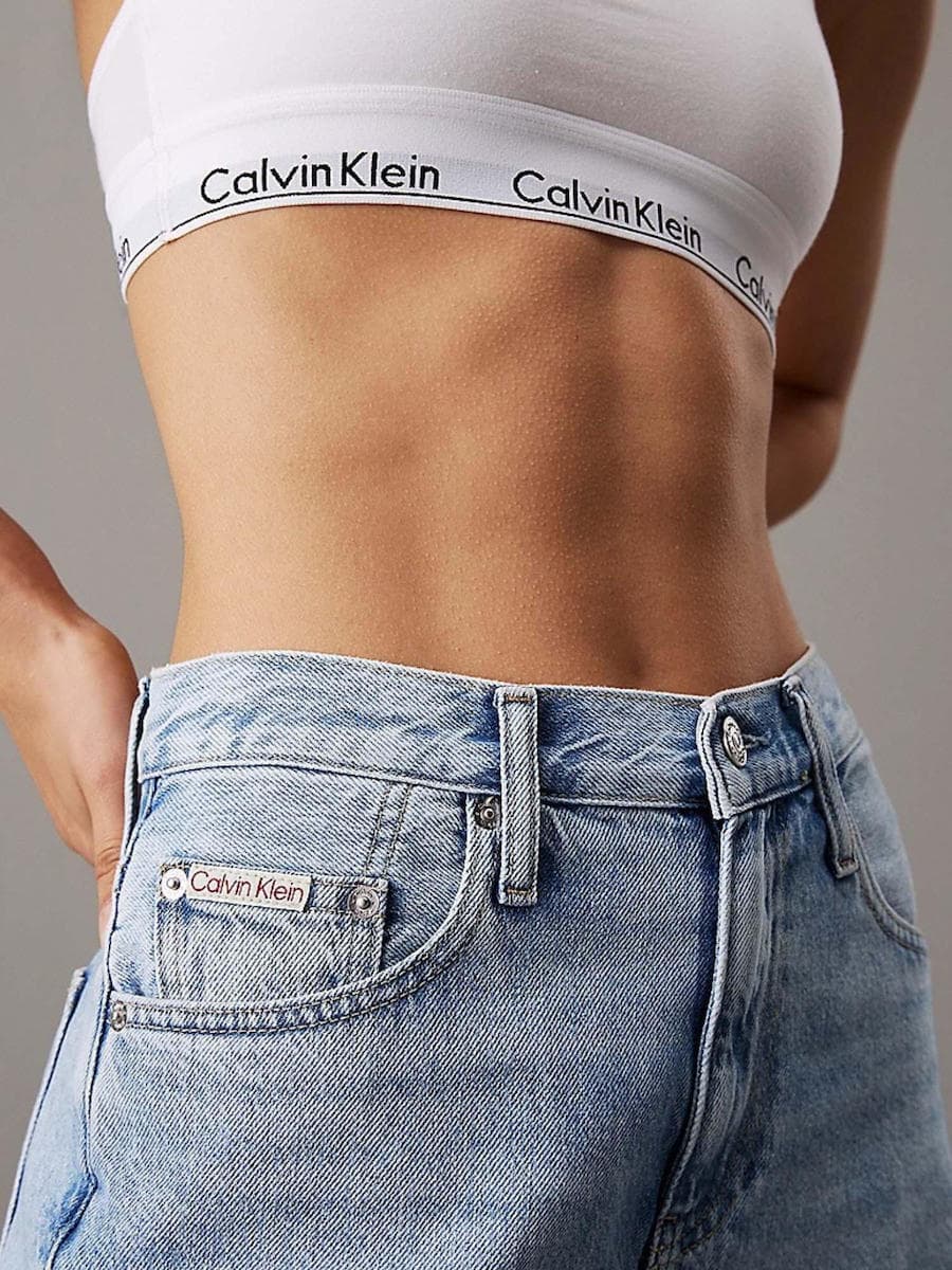 Γυναικεία Τζιν Βερμούδα Μπλε Calvin Klein J20J225155-1AA