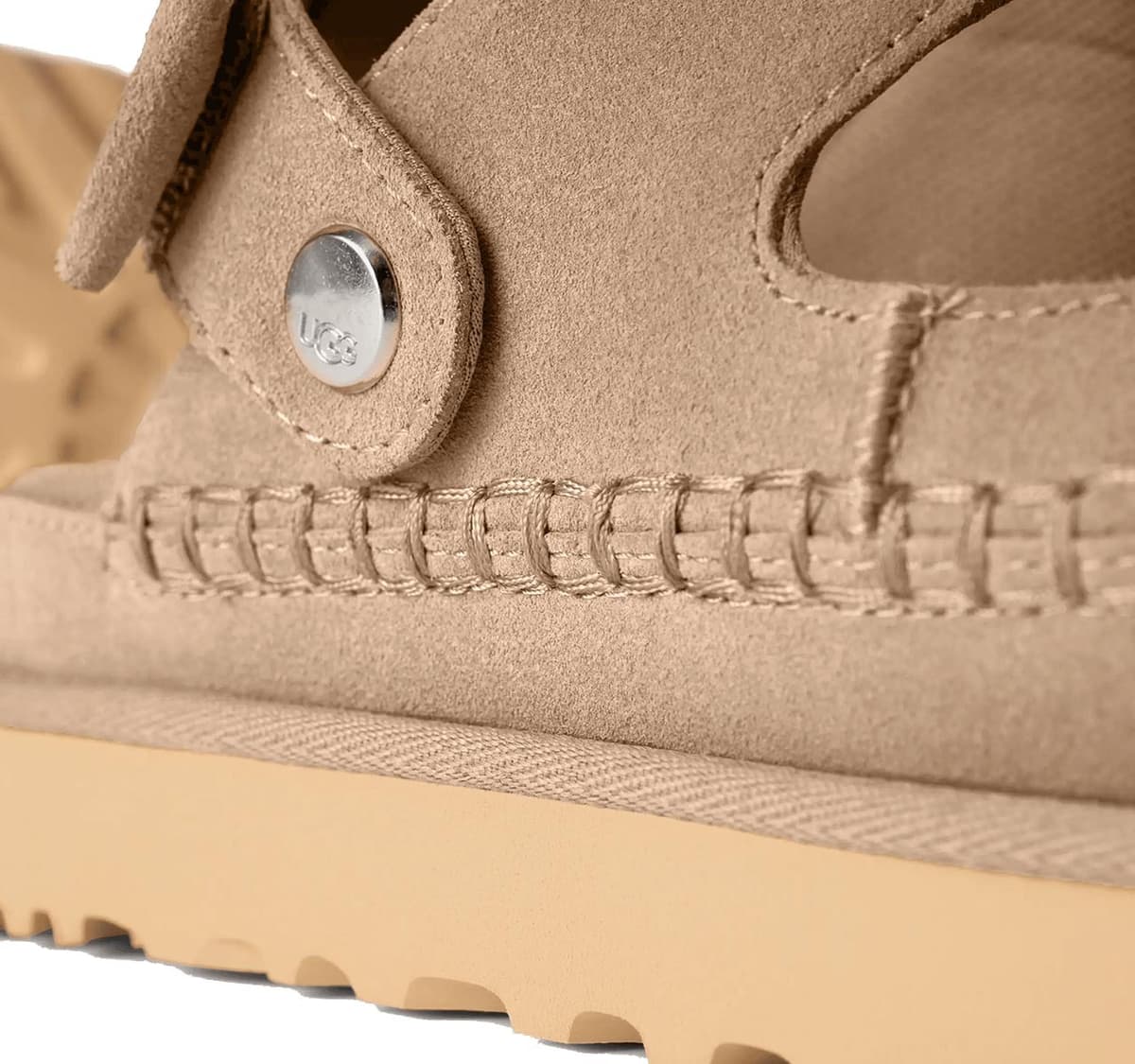 Goldenstar Glide Suede Leather Sandals Women Ugg