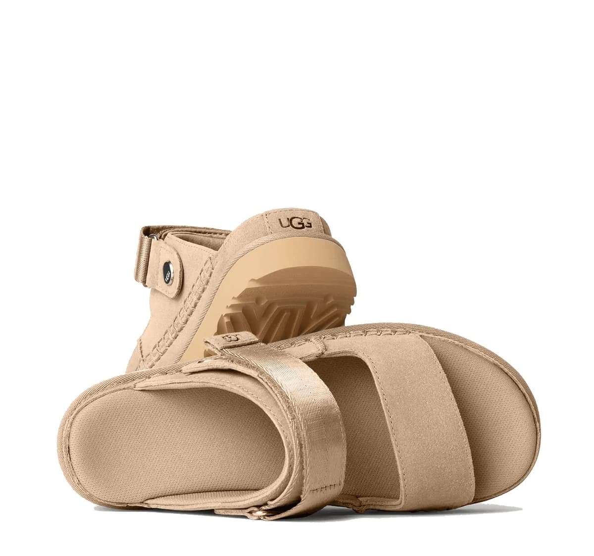 Goldenstar Glide Suede Leather Sandals Women Ugg