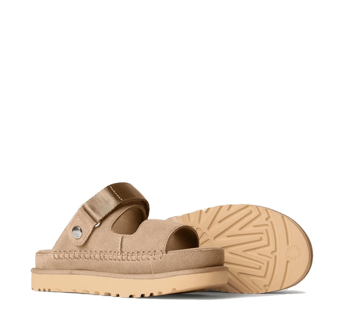 Goldenstar Glide Suede Leather Sandals Women Ugg