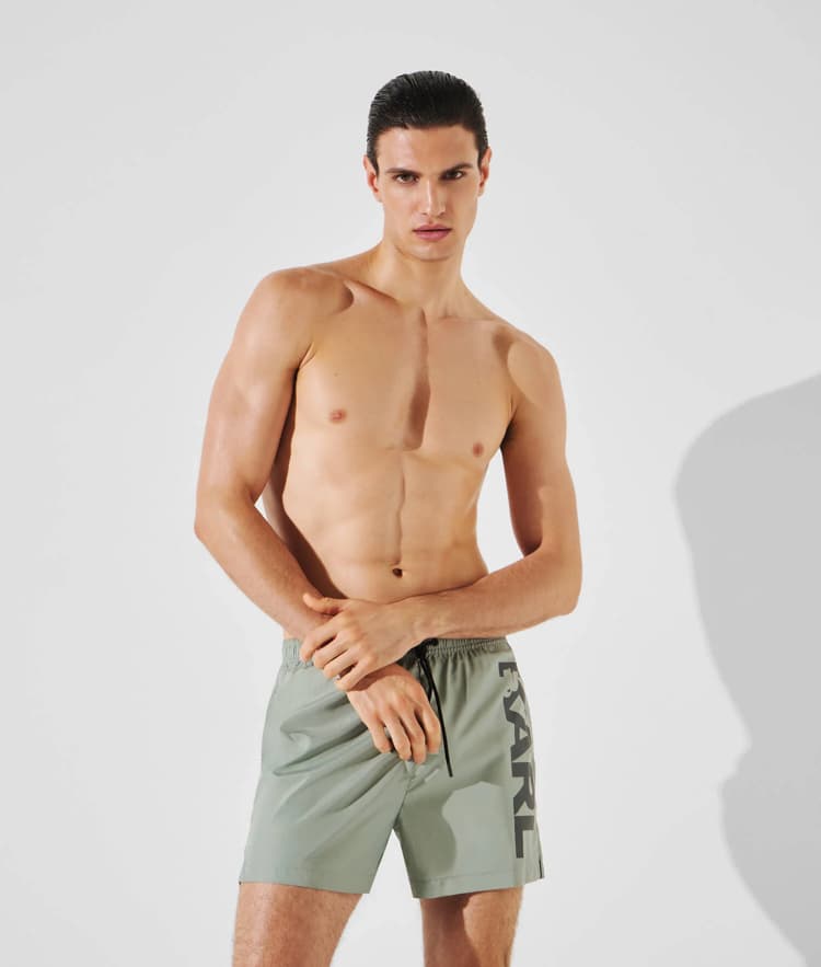 Men's Swimwear Karl Lagerfeld Green