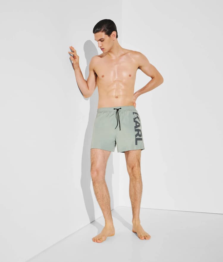 Men's Swimwear Karl Lagerfeld Green
