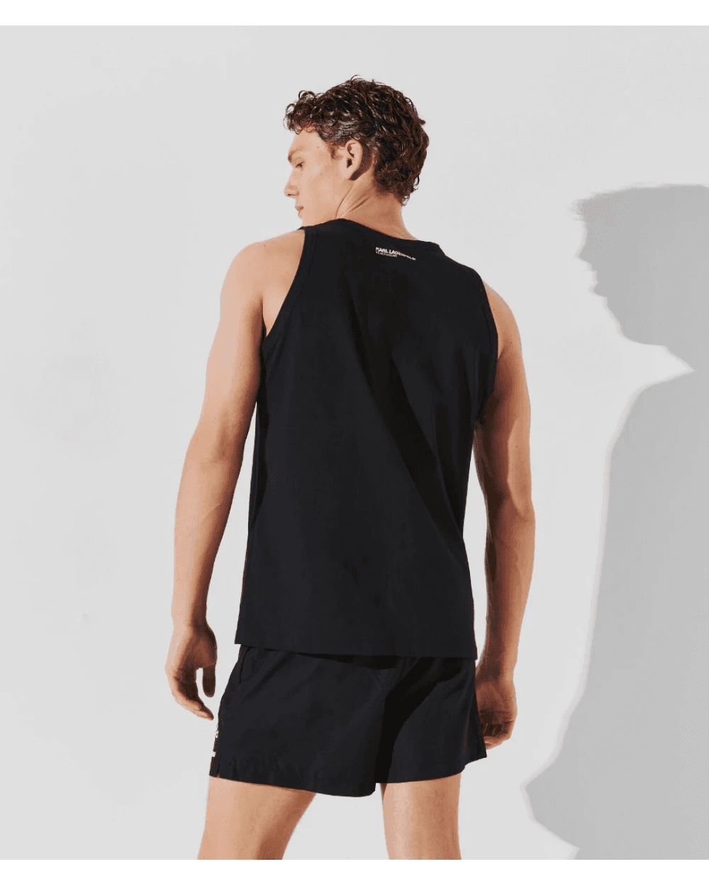 Ανδρικό Tank Top Μαύρο Karl Lagerfeld A1M46069-999 Black