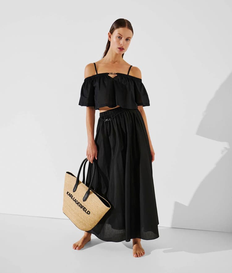 Γυναικεία K/Signature Φούστα Μαύρη Karl Lagerfeld A2W46043-999 Black