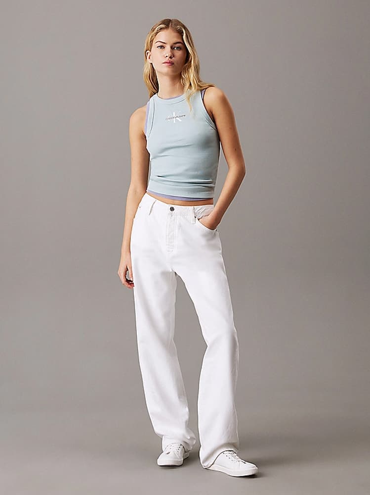 Γυναικείο Monologo Tank Top Γαλάζιο Calvin Klein J20J225301-CDV