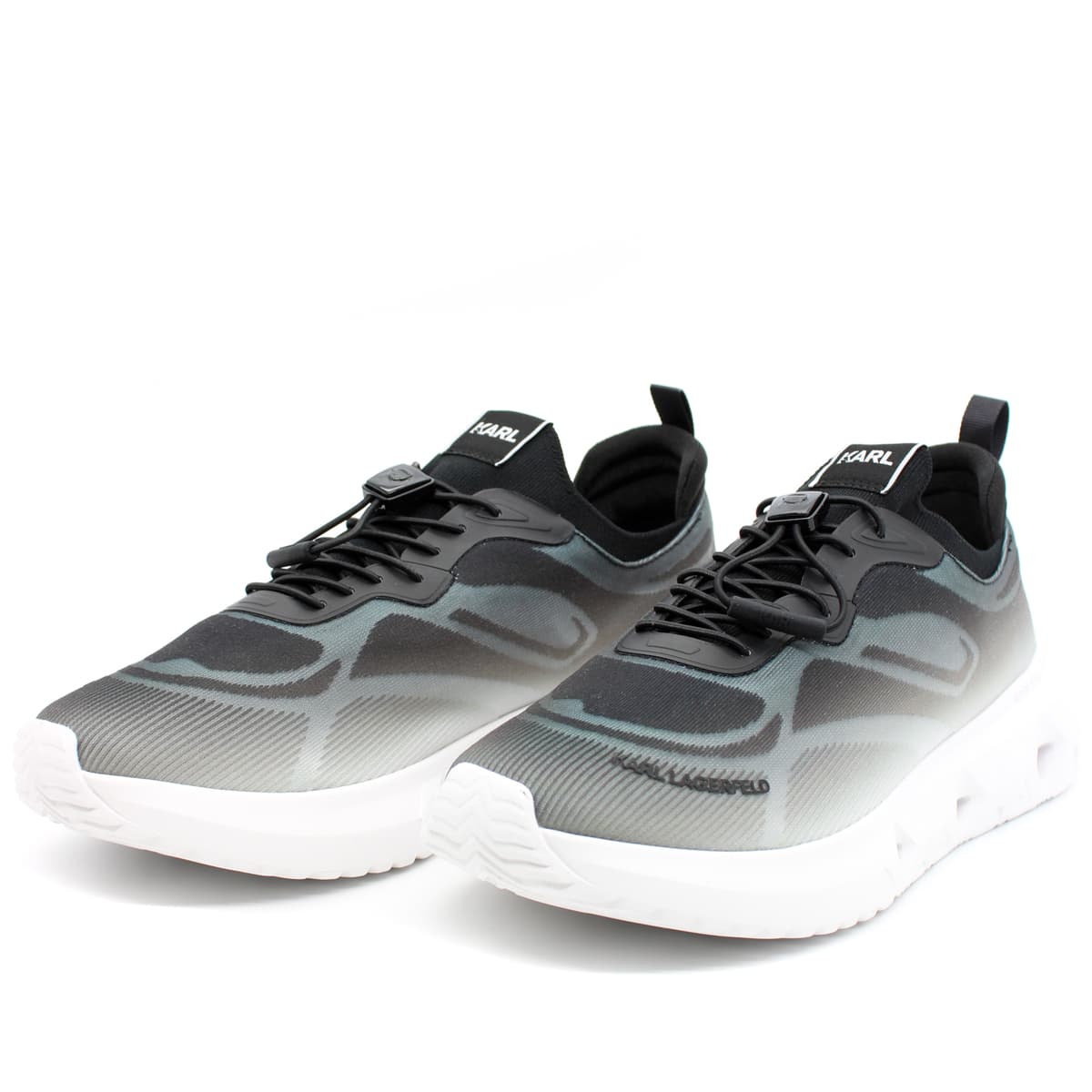 Ανδρικά K/Kite Run Sneakers Μαύρα Karl Lagerfeld KL54623-K01 Black