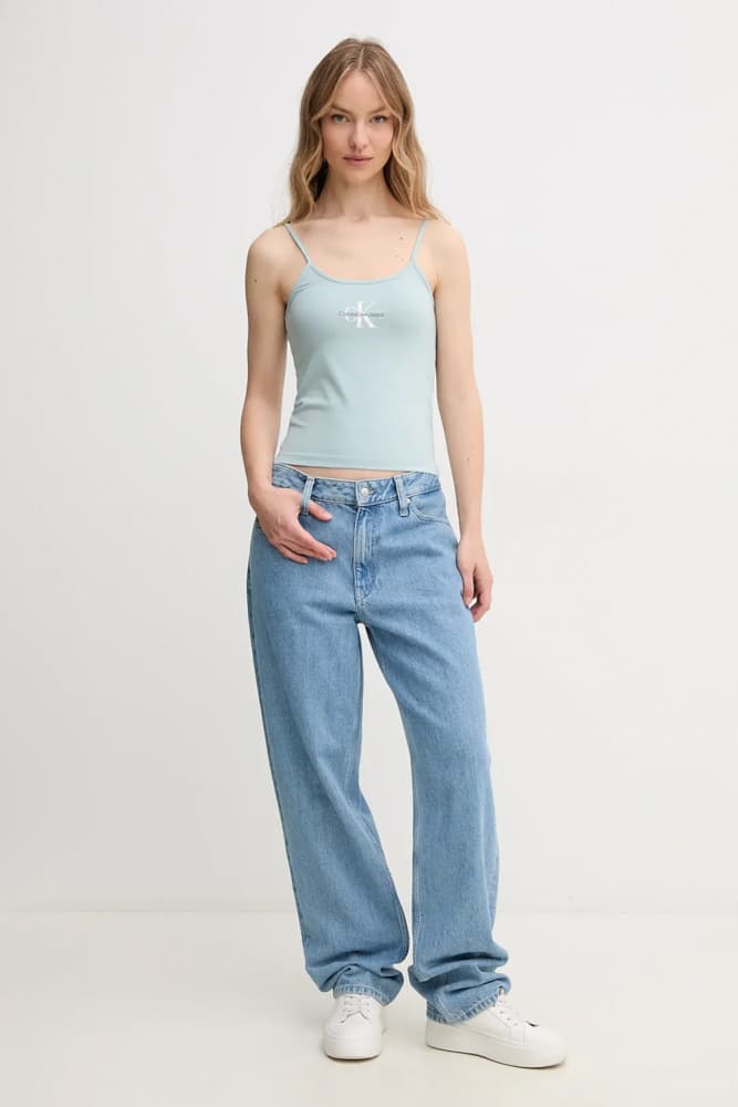 Γυναικείο Monologo Tank Top Γαλάζιο Calvin Klein J20J223105-CDV