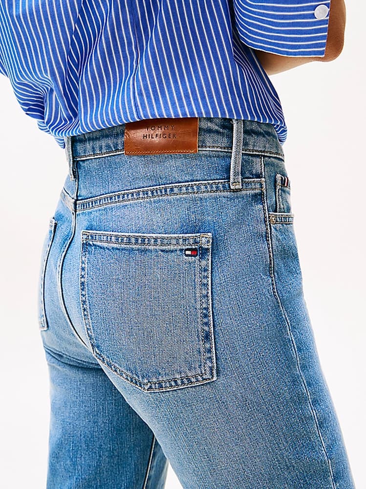 Γυναικείο Bootcut Τζιν Γαλάζιο Tommy Hilfiger WW0WW44346-1A7