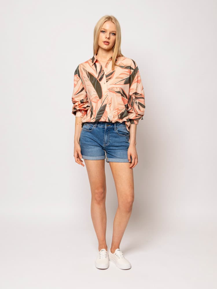 Γυναικείο Rimba Πουκάμισο Heavy Tools T40010-LEAF