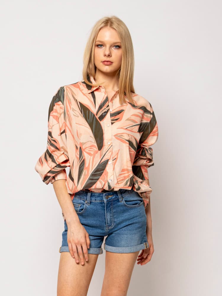 Γυναικείο Rimba Πουκάμισο Heavy Tools T40010-LEAF