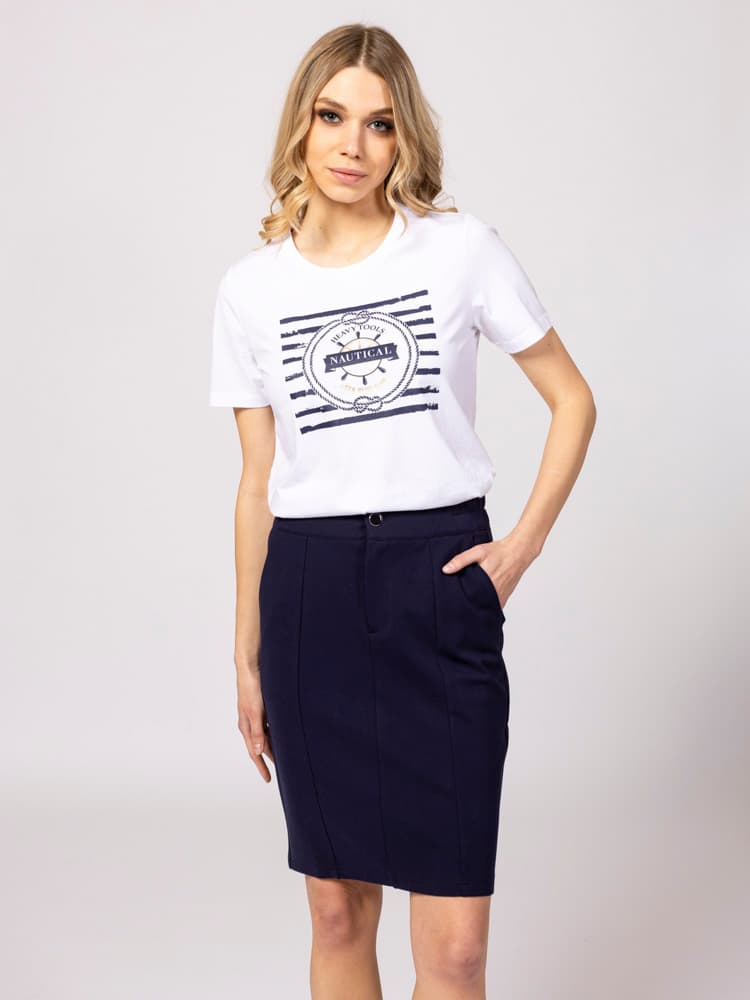 Γυναικεία Nardy Φούστα Navy Μπλε Heavy Tools T49005-NAVY