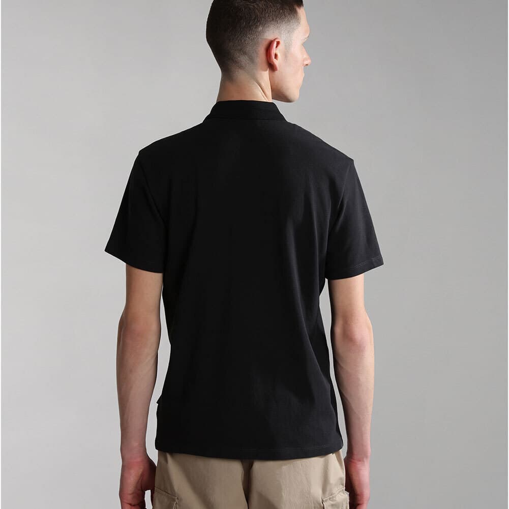 Ανδρικό Ealis Polo Μαύρο Napapijri NP0A4H8B-0411