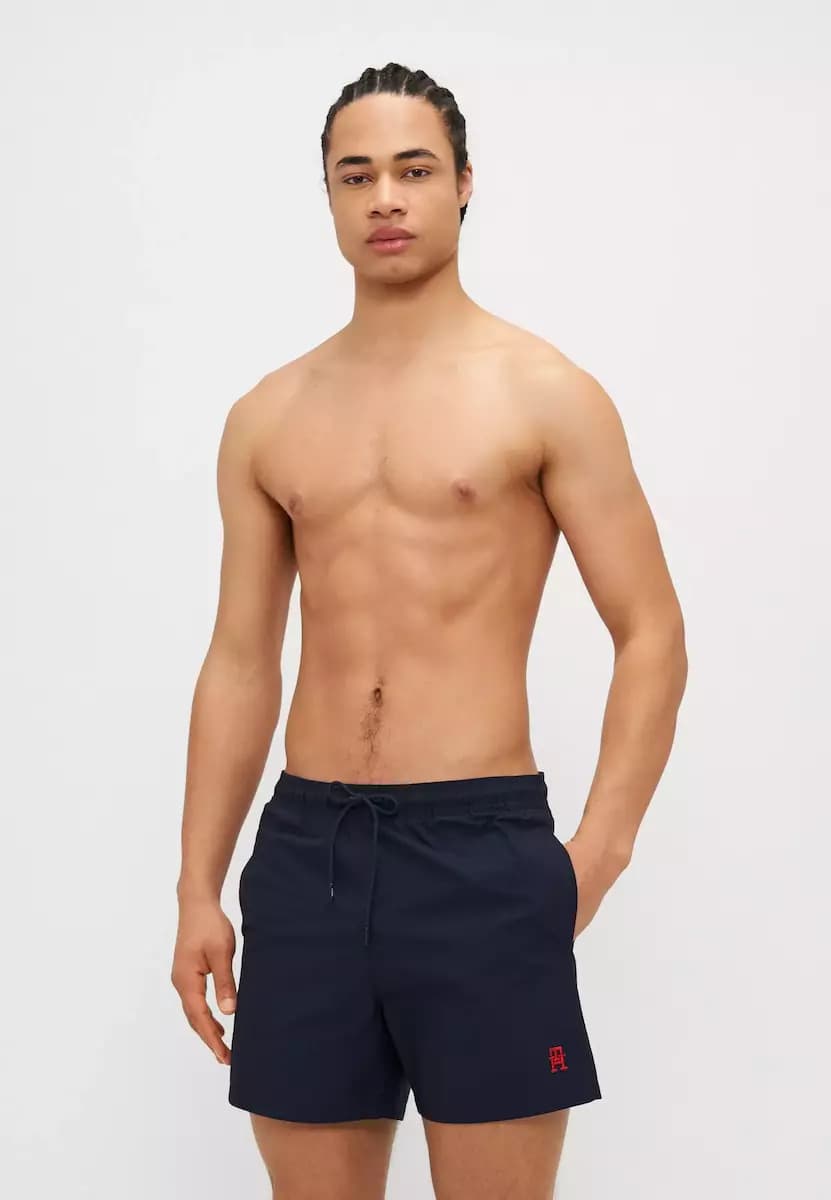 Ανδρικό TH Monogram Μαγιό Navy Μπλε Tommy Hilfiger UM0UM03579-DW5