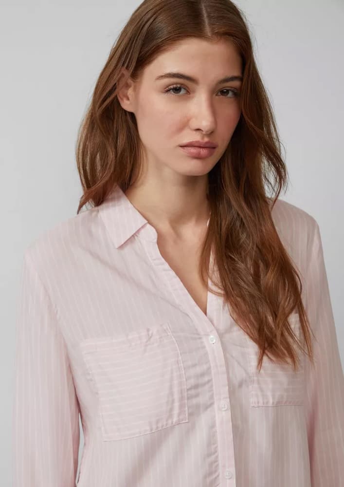 Γυναικείο Ριγέ Πουκάμισο Ροζ S.Oliver 2163647-41G9