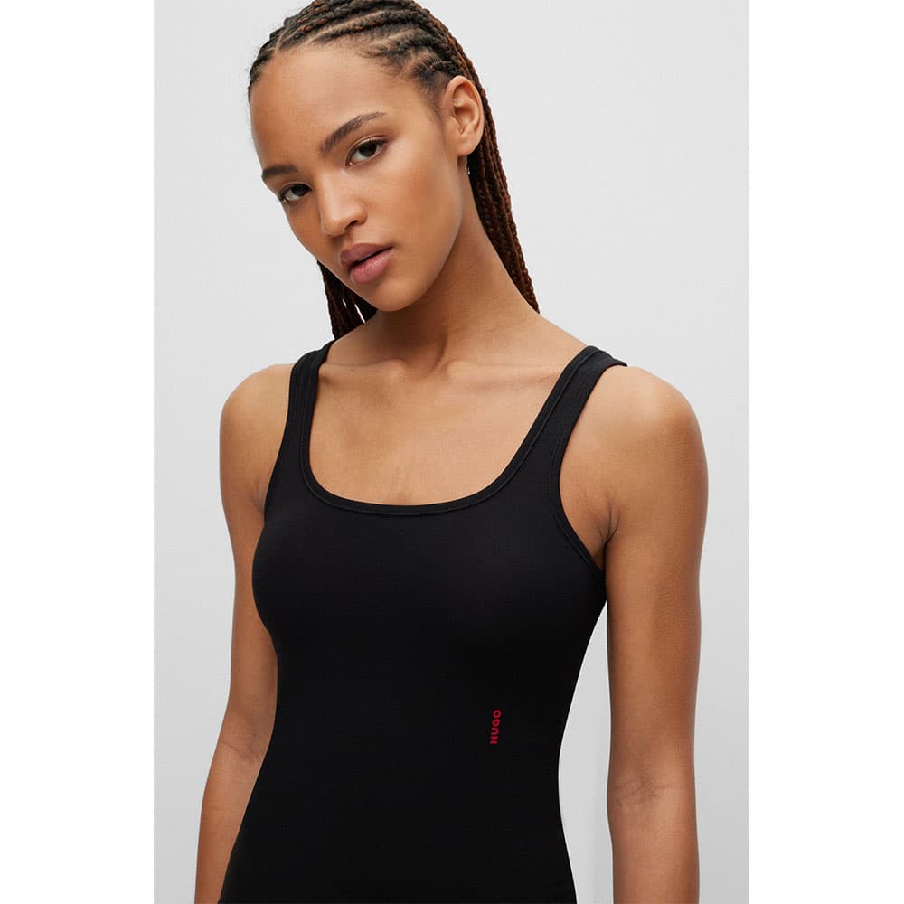 Γυναικείο Σετ Φανελάκια 2 Τεμάχια Μαύρα Hugo 50469682-001