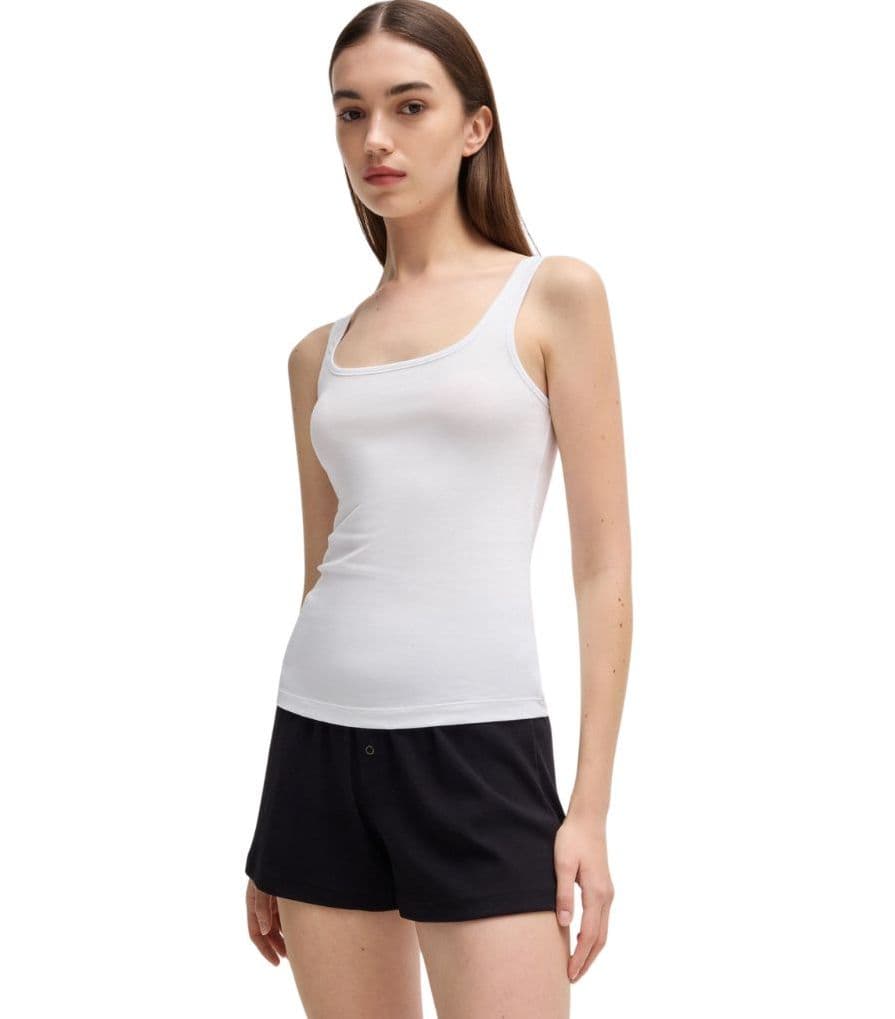 Γυναικείο Σετ Φανελάκια 2 Τεμάχια Λευκά Hugo 50469682-100