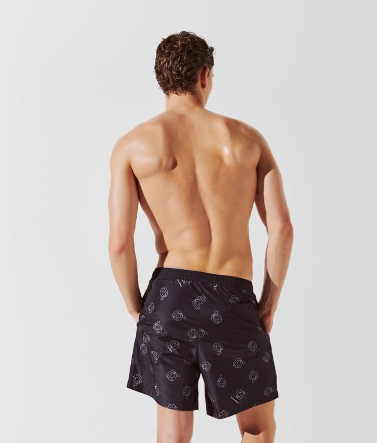 Men's Swimwear Karl Lagerfeld Black
