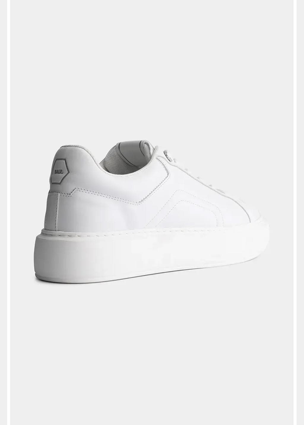 Ανδρικά Δερμάτινα Phat Q Sneakers Λευκά BALR. B1511 1050-WHITE