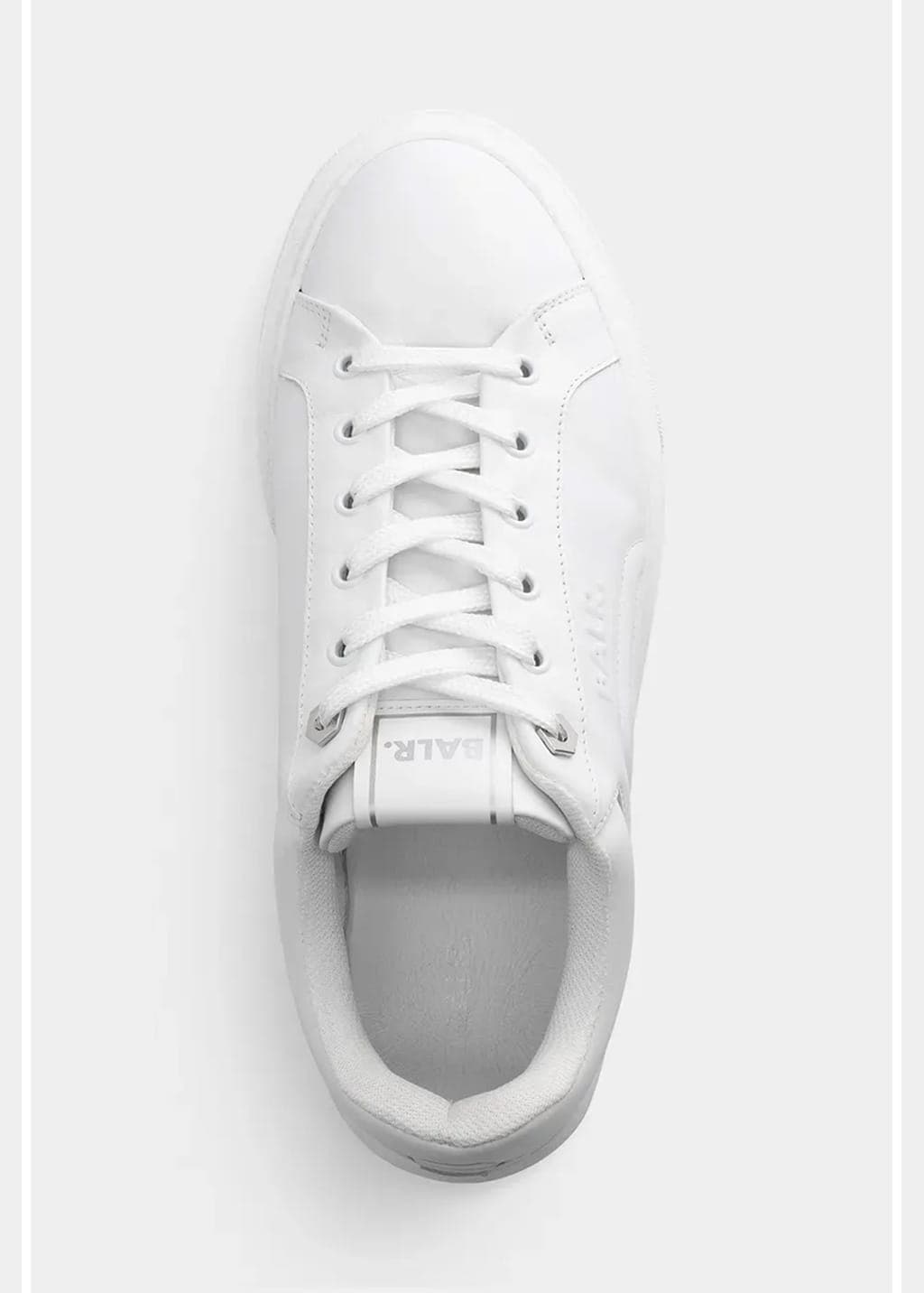 Ανδρικά Δερμάτινα Phat Q Sneakers Λευκά BALR. B1511 1050-WHITE