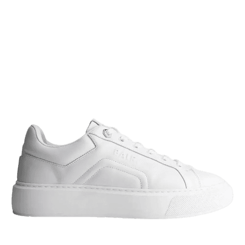 Ανδρικά Δερμάτινα Phat Q Sneakers Λευκά BALR. B1511 1050-WHITE