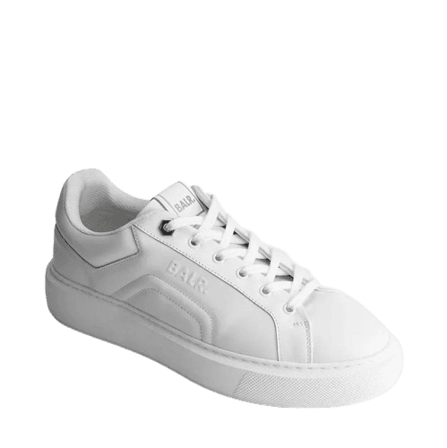 Ανδρικά Δερμάτινα Phat Q Sneakers Λευκά BALR. B1511 1050-WHITE