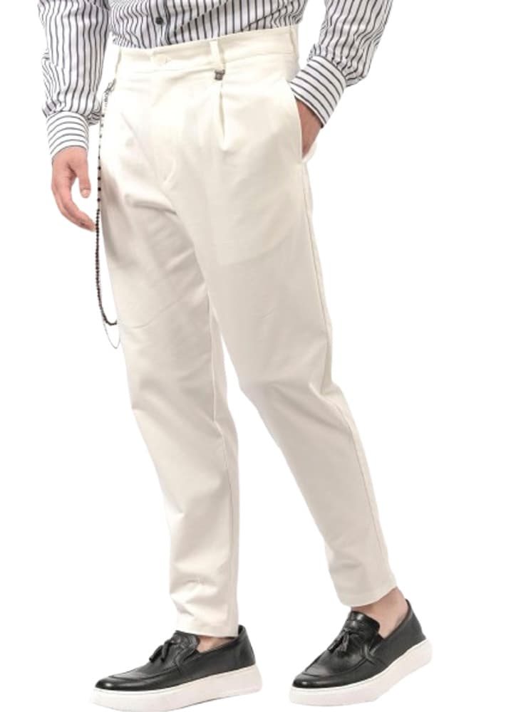 Men's Pants Vittorio White
