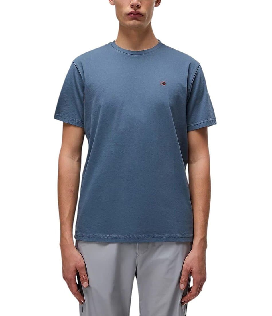 Men's T-Shirts Napapijri Blue